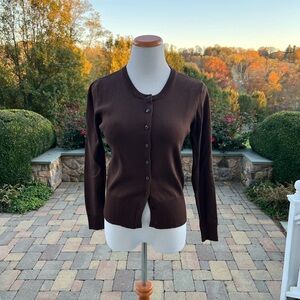 Joseph Chocolate Brown Women's Cardigan